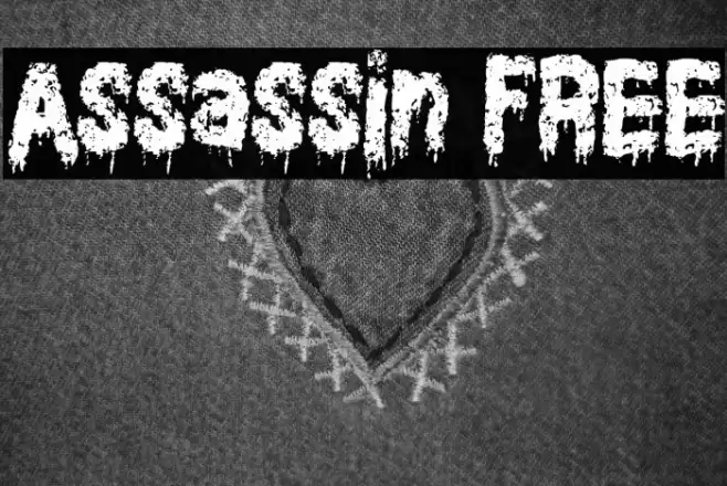 Assassin FREE Font examples