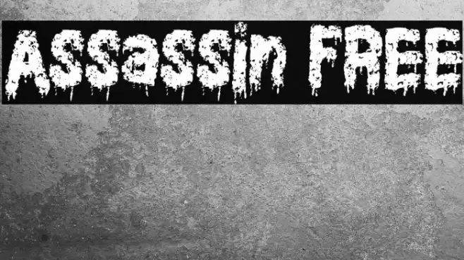 Assassin FREE Font examples