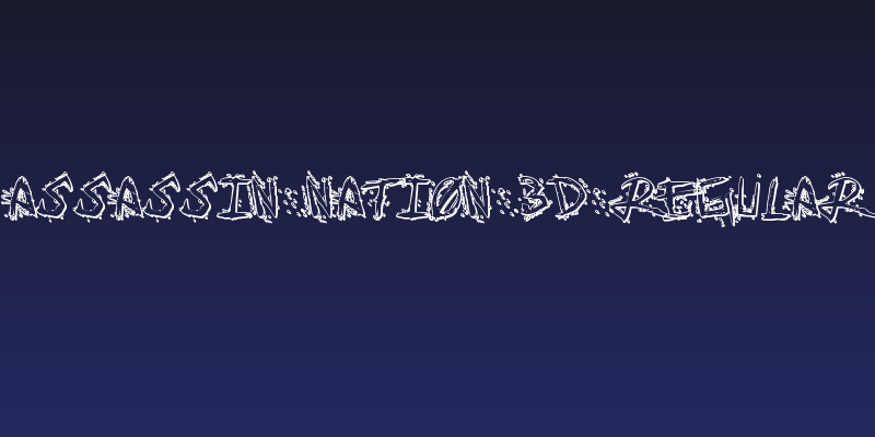 Assassin Nation 3D Regular Social Header