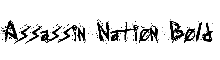 Assassin Nation Bold  नि: शुल्क फ़ॉन्ट्स डाउनलोड