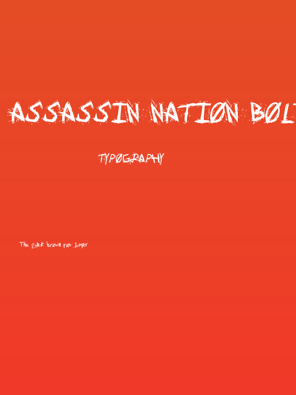 Assassin Nation Bold Poster