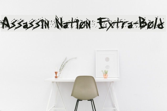 Assassin Nation Extra-Bold Example 3