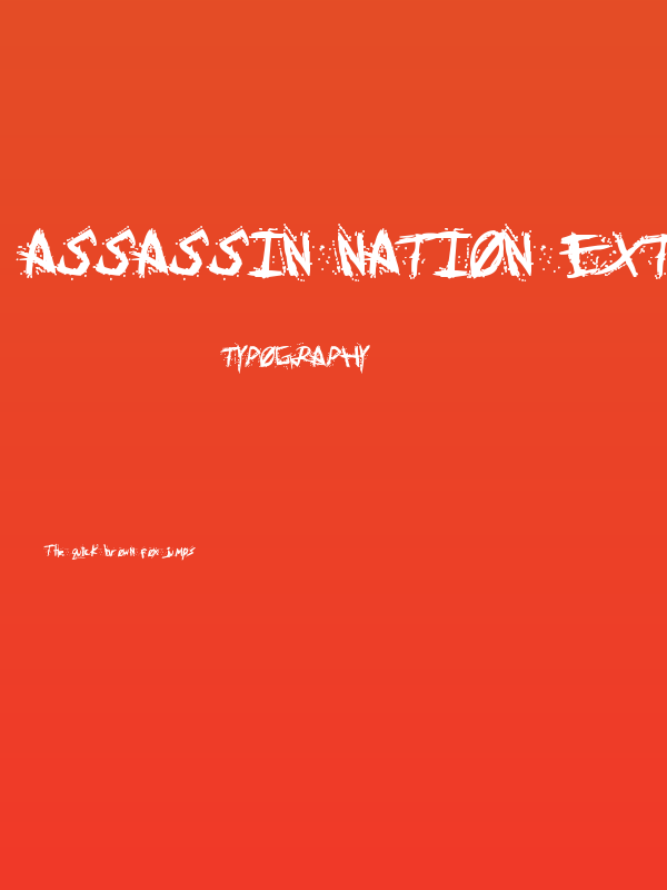 Assassin Nation Extra-Bold Poster