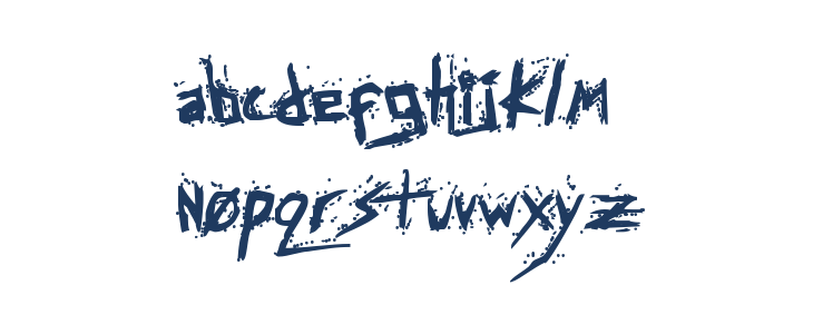 Assassin Nation Extra-Bold Lowercase