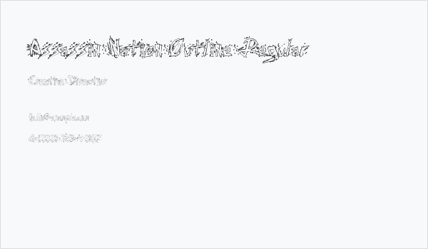 Assassin Nation Outline Regular Business Card