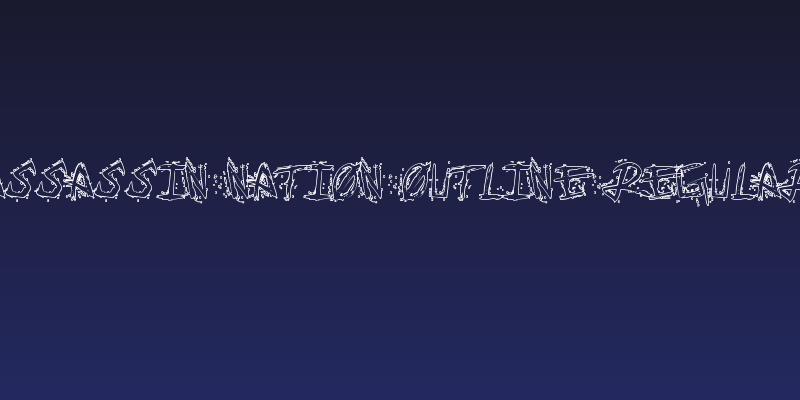 Assassin Nation Outline Regular Social Header