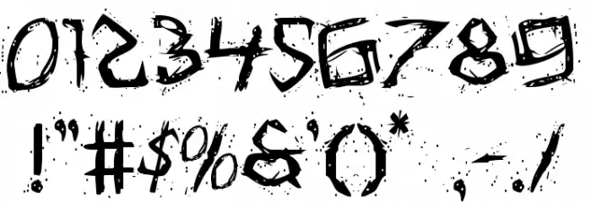 Assassin Nation Regular Font OTHER CHARS