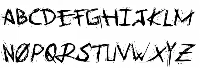 Assassin Nation Regular Font Litere mari