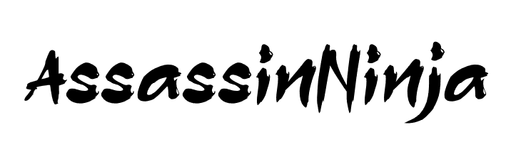 Assassin Ninja  Frei Schriftart Herunterladen