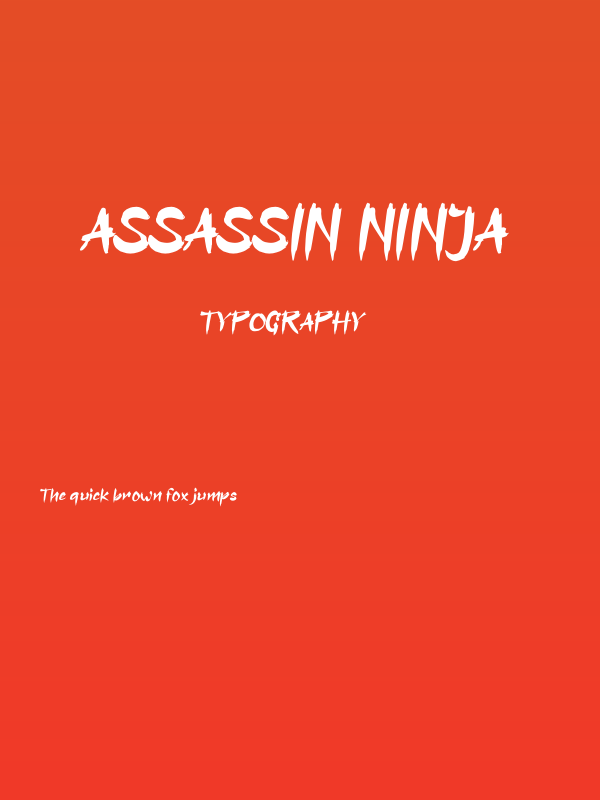 Assassin Ninja Poster