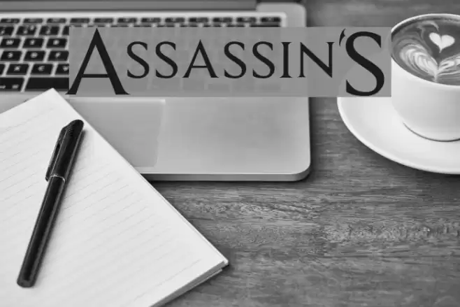Assassin$ 字体 examples