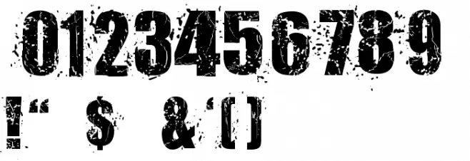 Assassins Dub Font OTHER CHARS