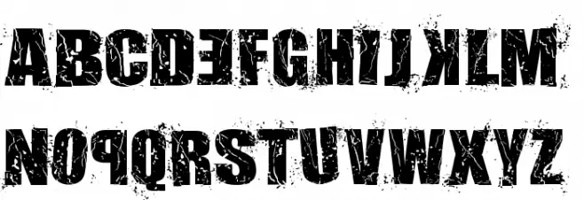 Assassins Dub Schriftart Groß