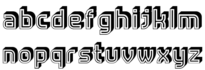 Assault Regular Font LOWERCASE