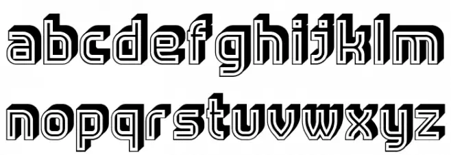 Assault Regular 字体 小写