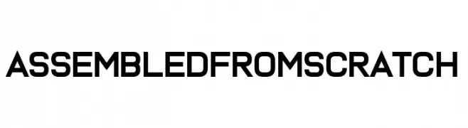 Assembled From Scratch  Frei Schriftart Herunterladen