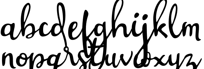 AssessmentHandwrittenFREE-Reg Font LOWERCASE