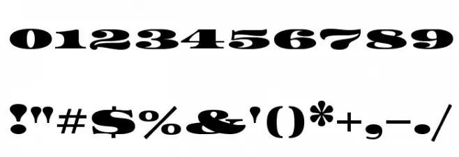 Asset Regular Font OTHER CHARS