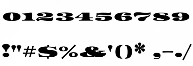 Asset Font OTHER CHARS