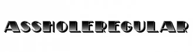 Asshole Regular  Frei Schriftart Herunterladen