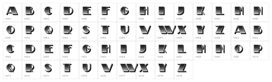 Asshole Regular Character Map