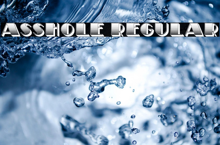 Asshole Regular Example 2