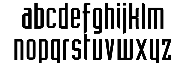 Assiduous Font LOWERCASE