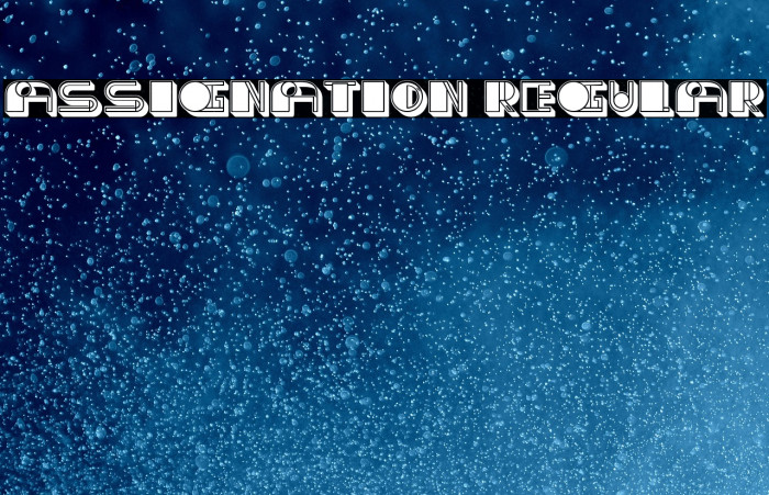 Assignation Regular Example 1