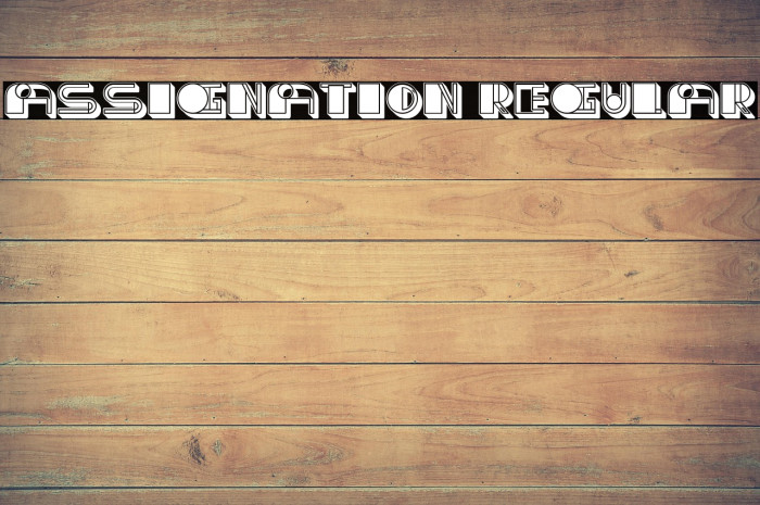 Assignation Regular Example 2