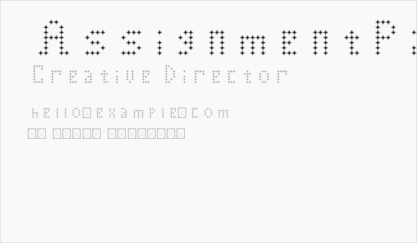 AssignmentPay-Font Regular Business Card