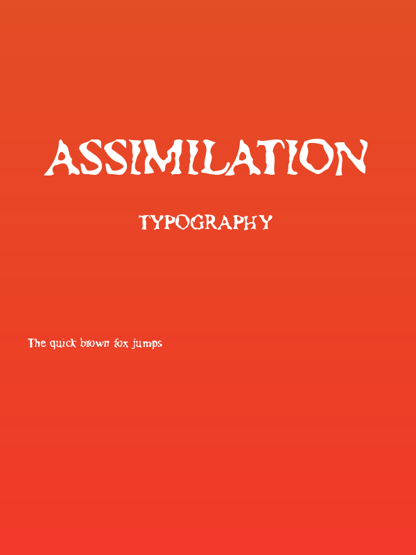 Assimilation Poster