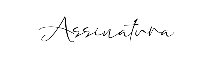 Assinatura  フリーフォントのダウンロード