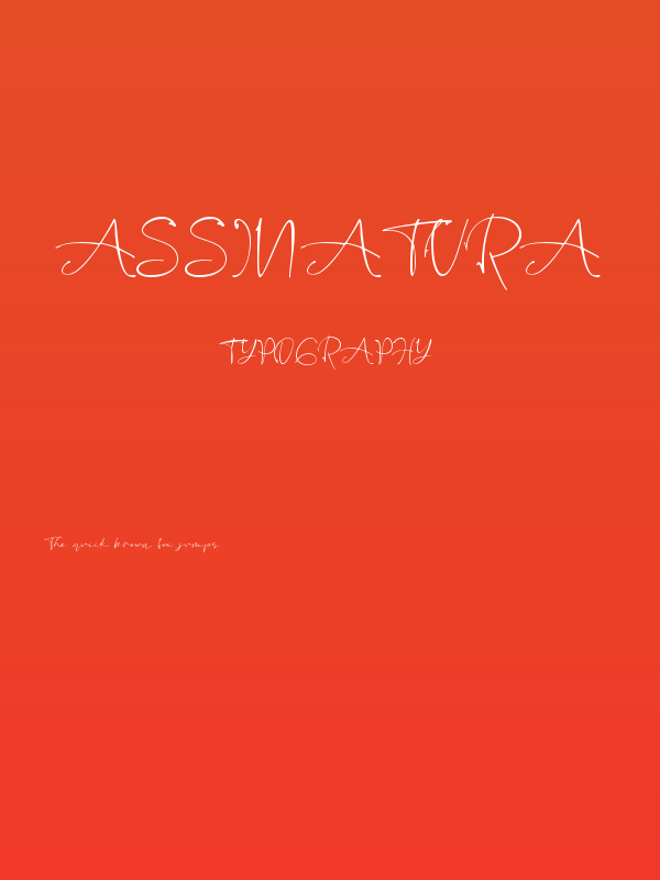 Assinatura Poster
