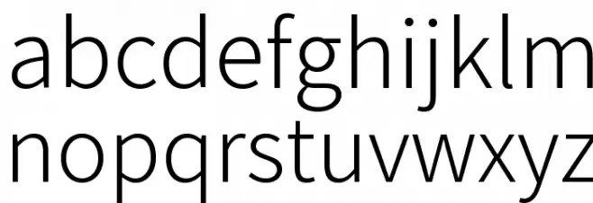 Assistant Light 字体 小写