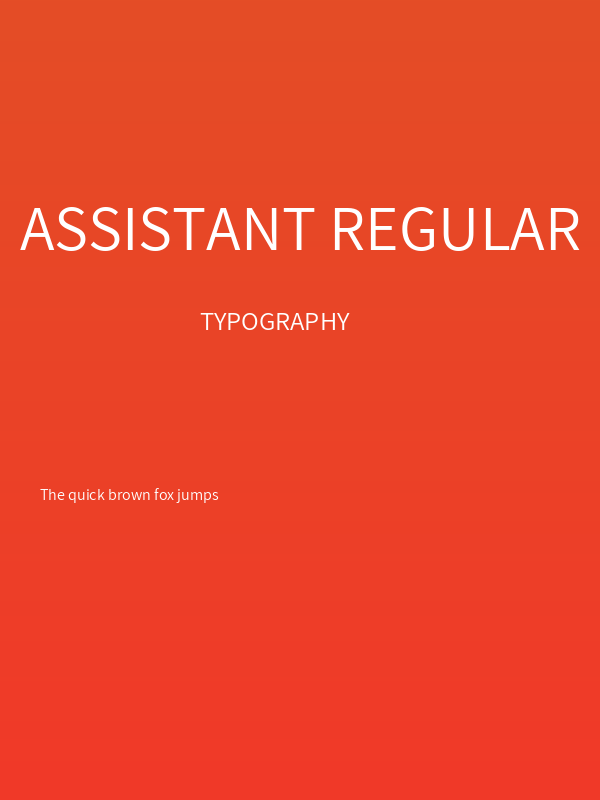 Assistant Regular Poster