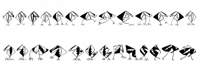 AssociationsBirds Schriftart Groß