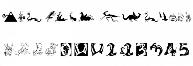 Assoziazione Schriftart Groß