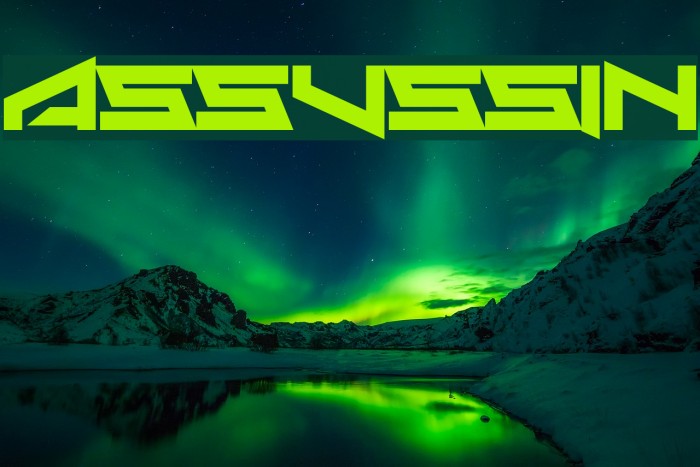 Assvssin Font examples