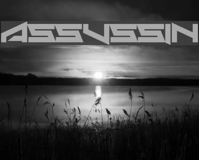 Assvssin Font examples