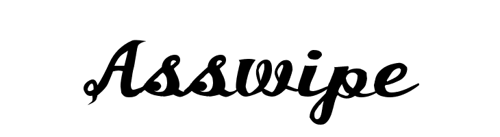 Asswipe  Fuentes Gratis Descargar