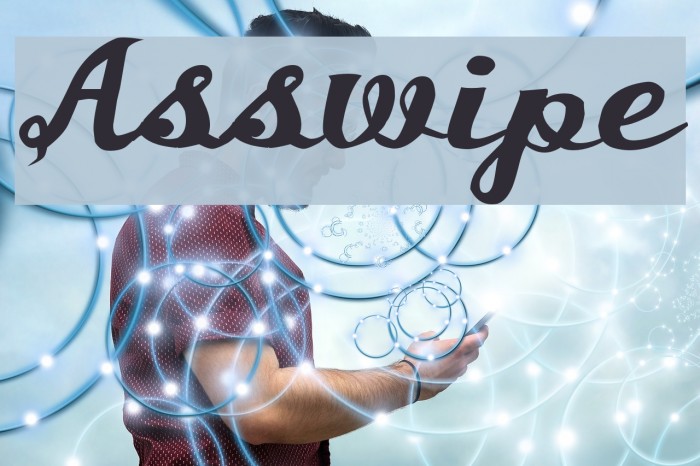 Asswipe Font examples