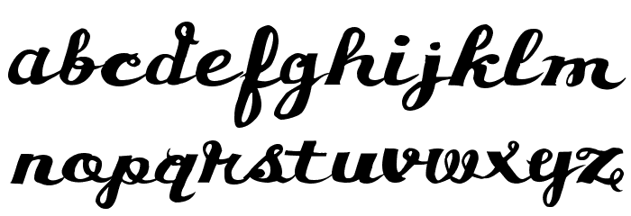Asswipe Font LOWERCASE