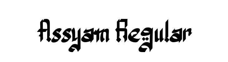 Assyam Regular फ़ॉन्ट
