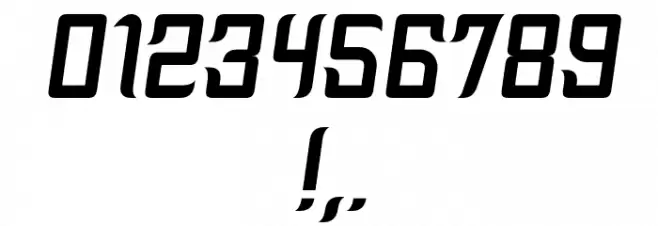 Assyrian Italic Font OTHER CHARS