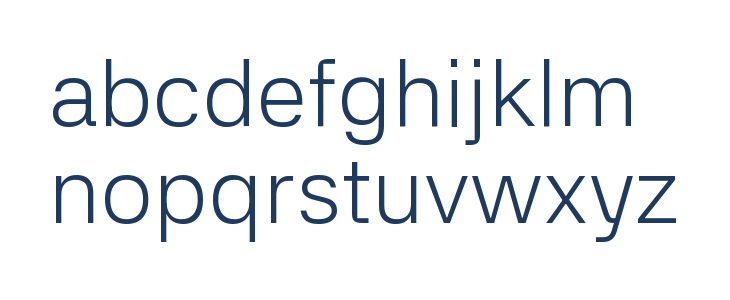 Asta Sans Light Lowercase