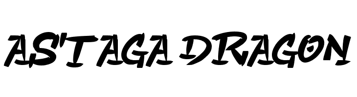 Astaga Dragon  Frei Schriftart Herunterladen