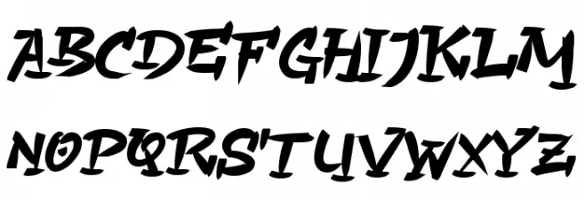 Astaga Dragon Schriftart Groß