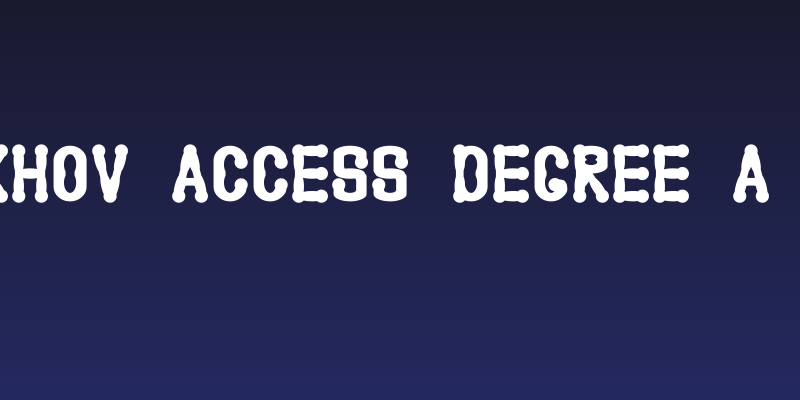 Astakhov Access Degree A Serif Social Header