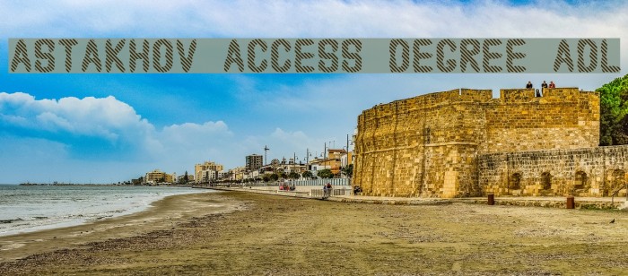 Astakhov Access Degree ADL Font examples