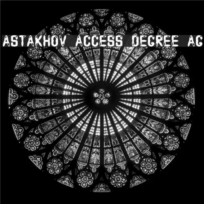 Astakhov Access Degree AG Font examples